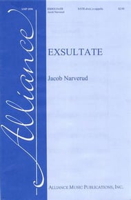 Exsultate SATB choral sheet music cover Thumbnail